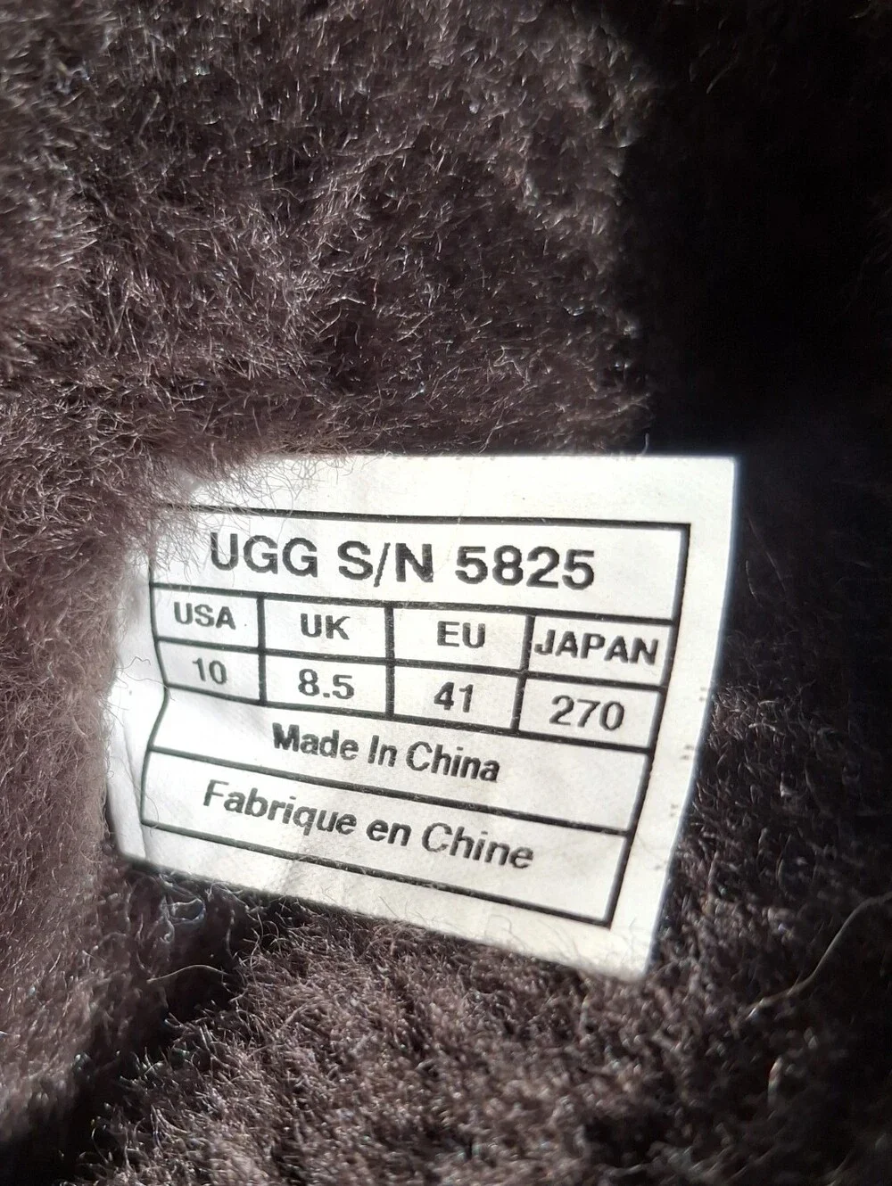 UGG Women's Classic Chocolate Brown Suede Sherling Lined Short II Boots Sz 10